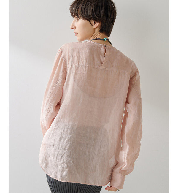  「クルーネックラミーブラウス」|シャツ・ブラウス|