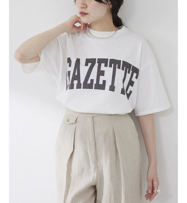 「GAZETTEロゴ Tシャツ」|Tシャツ・カットソー|