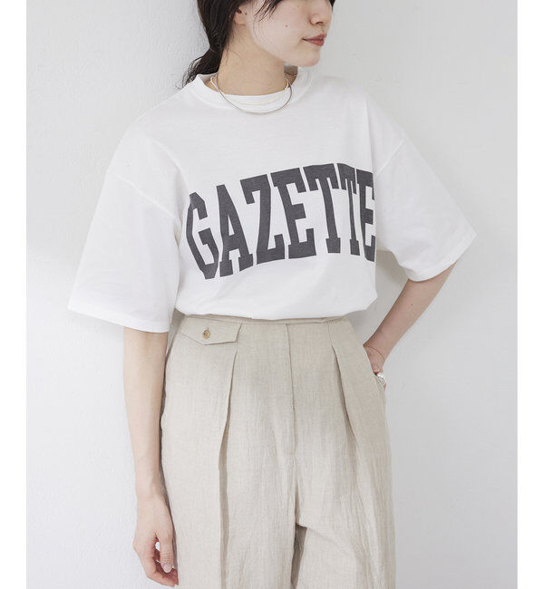  「GAZETTEロゴ Tシャツ」|Tシャツ・カットソー|