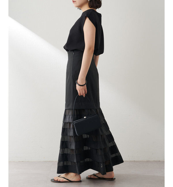  「Vガゼットノースリーブプルオーバー」|シャツ・ブラウス|