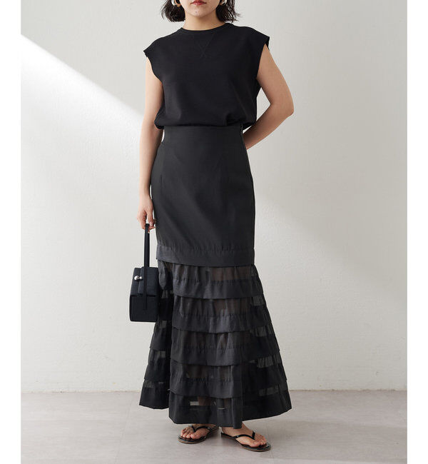  「Vガゼットノースリーブプルオーバー」|シャツ・ブラウス|