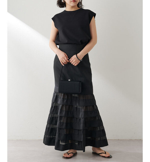  「Vガゼットノースリーブプルオーバー」|シャツ・ブラウス|