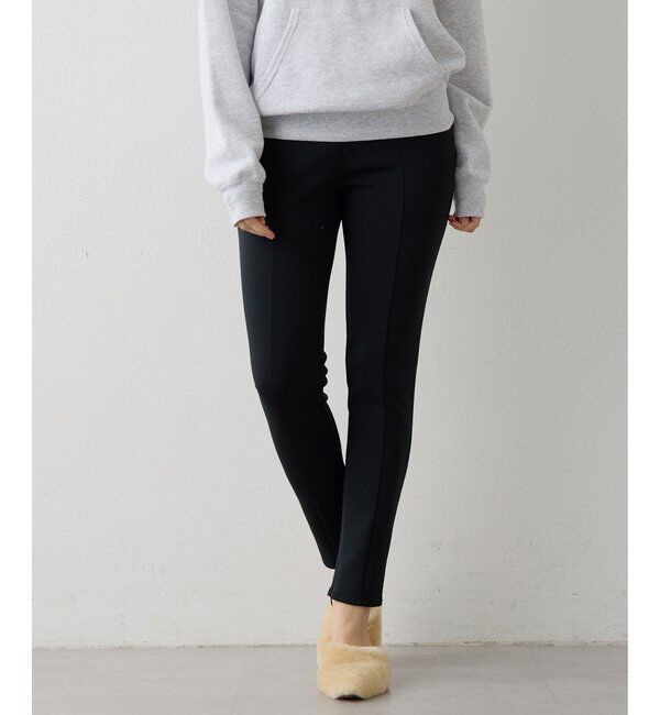  「ダンボールストレッチパンツ」|チノ|ブラック