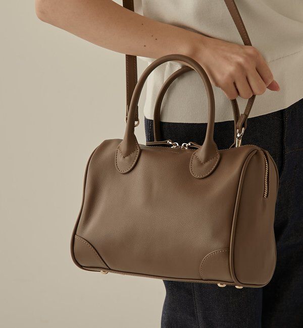  「【再登場！牛革/軽量】Seau ミニボストンバッグ」|トートバッグ|