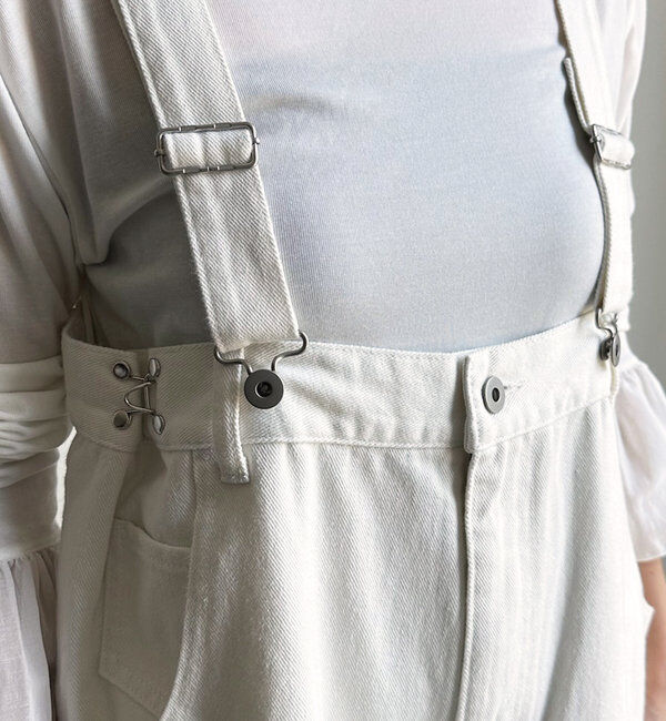  「【2サイズ展開！】ツイルサロペット」|デニム|