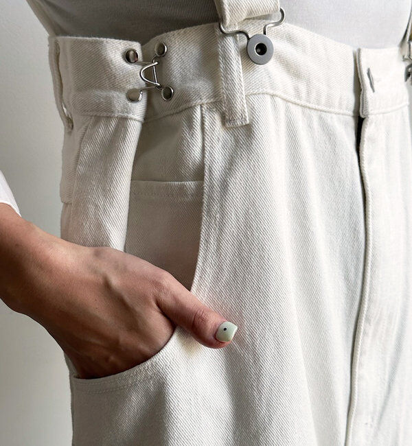  「【2サイズ展開！】ツイルサロペット」|デニム|