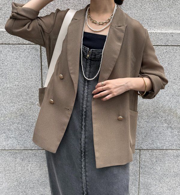  「メッシュダブルジャケット」|テーラードジャケット|