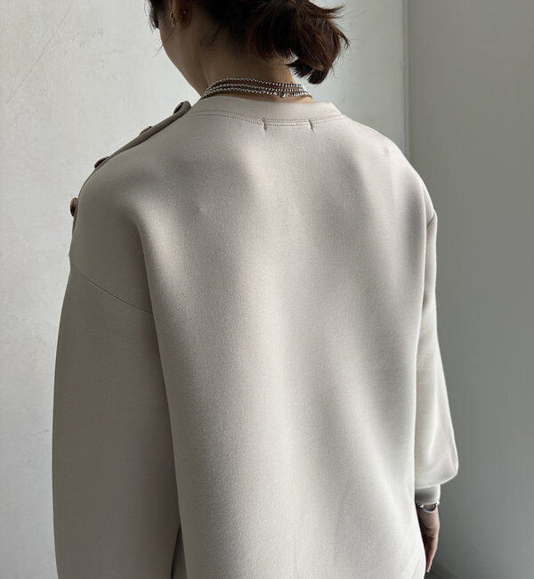  「【WEB限定】ゴールドボタンロゴトップス」|Tシャツ・カットソー|