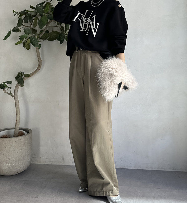  「【WEB限定】ゴールドボタンロゴトップス」|Tシャツ・カットソー|