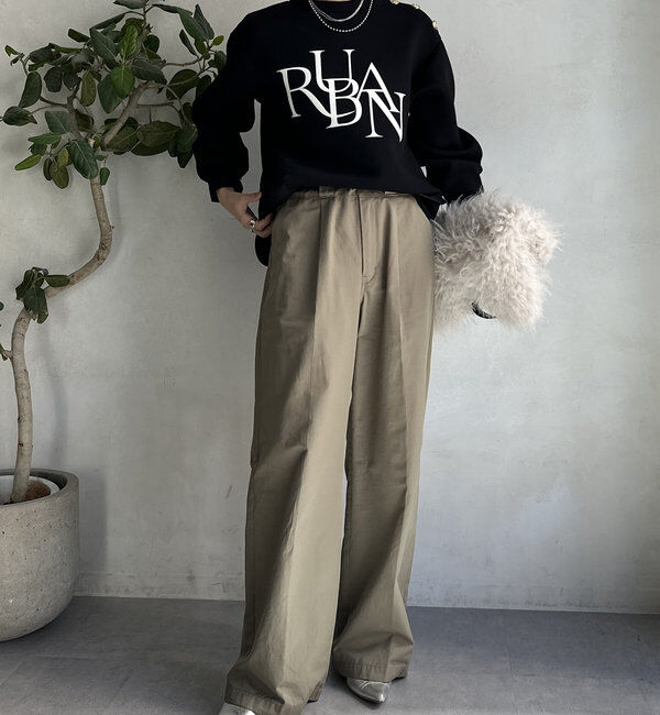  「【WEB限定】ゴールドボタンロゴトップス」|Tシャツ・カットソー|