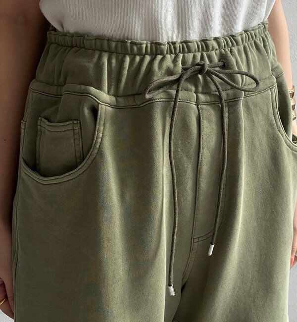  「ガーメントダイ切替パンツ」|チノ|