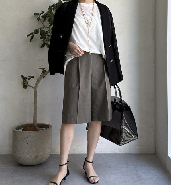  「【WEB限定】ボートネック切替プルオーバー」|Tシャツ・カットソー|