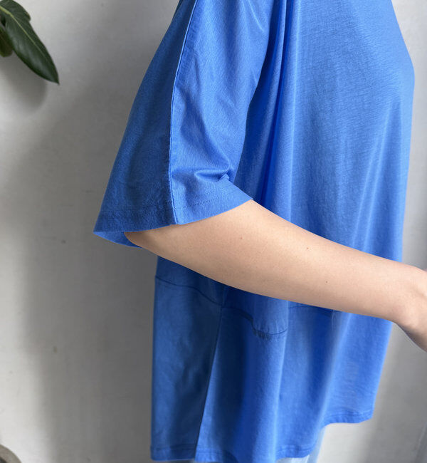  「【WEB限定】ボートネック切替プルオーバー」|Tシャツ・カットソー|