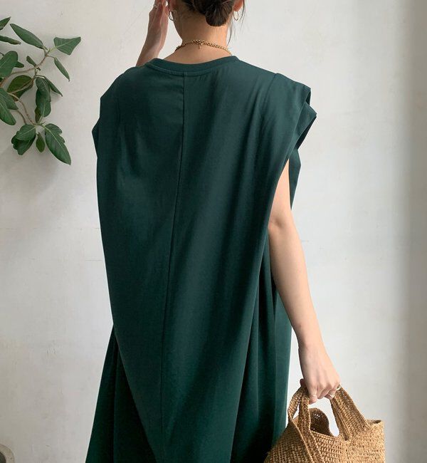  「【WEB限定】ショルダーデザインワンピース」|ワンピース|