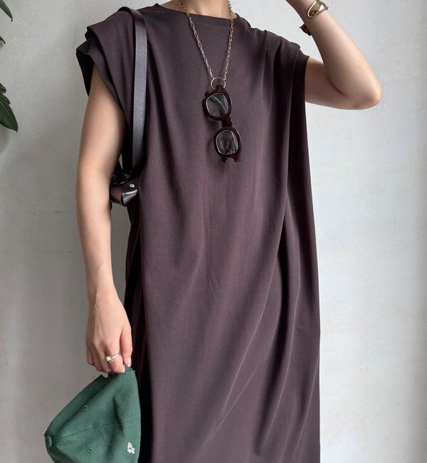  「【WEB限定】ショルダーデザインワンピース」|ワンピース|