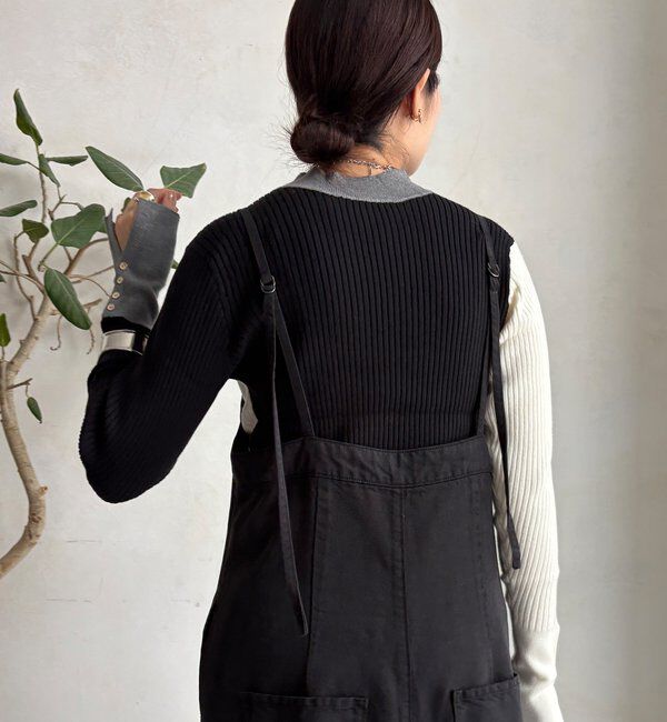  「【WEB限定】バイカラーリブニット」|ニット・セーター|