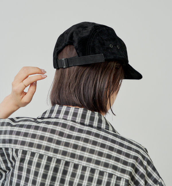  「【WHIMSIC】スウェードレザージェットキャップ」|ハット|