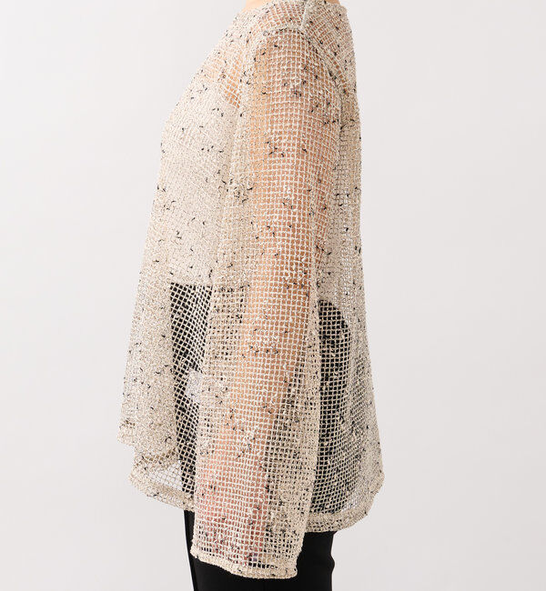  「メッシュニットプルオーバー」|ニット・セーター|