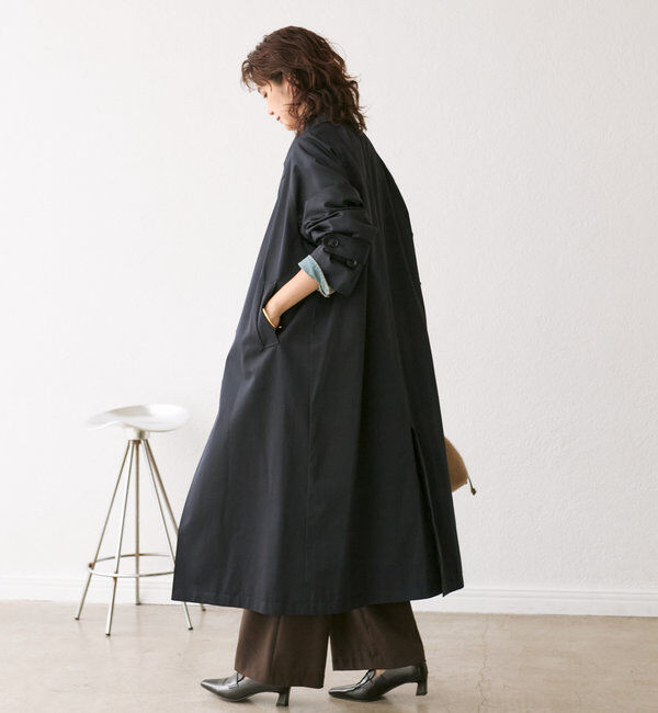  「【MONN.:. (モン)】オーバーステンカラーコート」|その他|