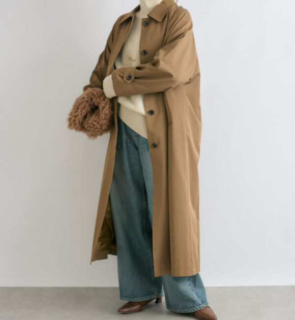  「【MONN.:. (モン)】オーバーステンカラーコート」|その他|