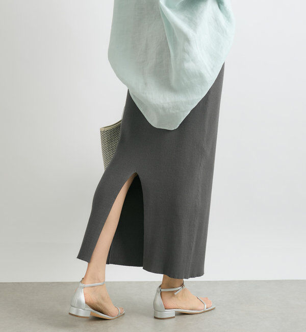  「予約【新色追加/マイナス3kg/レビュー高評価☆】リブタイトスカート」|スカート|