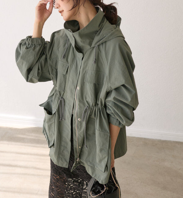  「【軽量/撥水】フーデッドマウンテンパーカー」|その他|