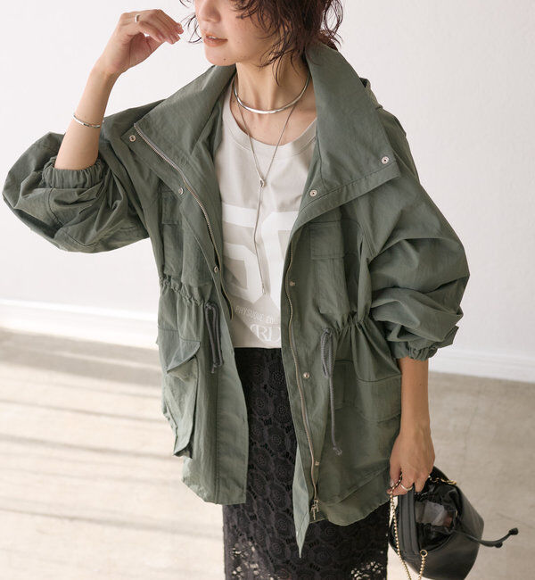  「【軽量/撥水】フーデッドマウンテンパーカー」|その他|