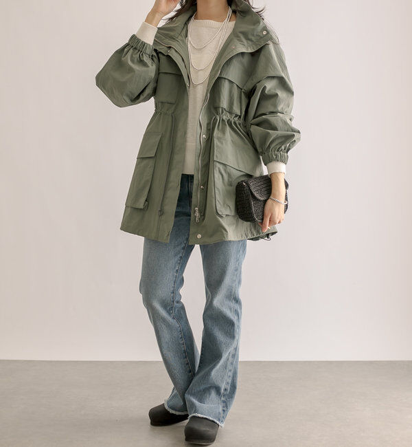  「【軽量/撥水】フーデッドマウンテンパーカー」|その他|