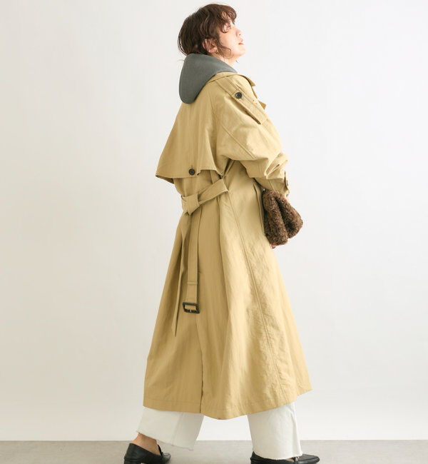  「【高機能素材】オーバートレンチコート」|トレンチコート|