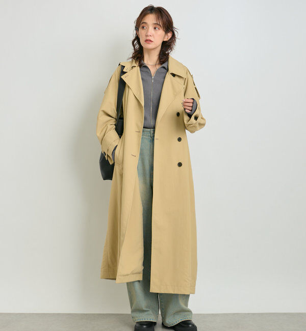  「【高機能素材】オーバートレンチコート」|トレンチコート|