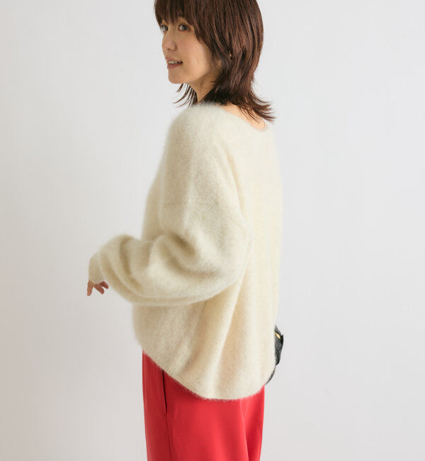  「【着心地◎】YAK100ショートニット」|ニット・セーター|