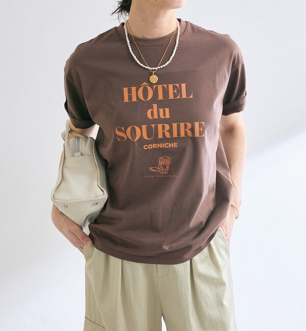  「【遊び心◎】SOURIRE Tee」|Tシャツ・カットソー|ブラウン