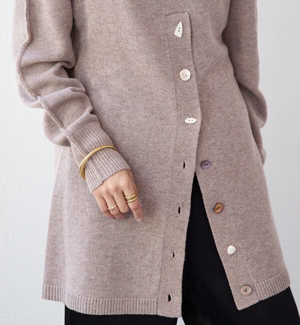  「【a Nice （ア ・ニース）】スリットニット」|ニット・セーター|