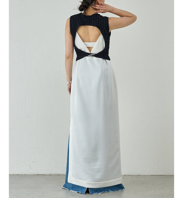  「【PEAS】ジャガードバックオープンカットソー」|Tシャツ・カットソー|