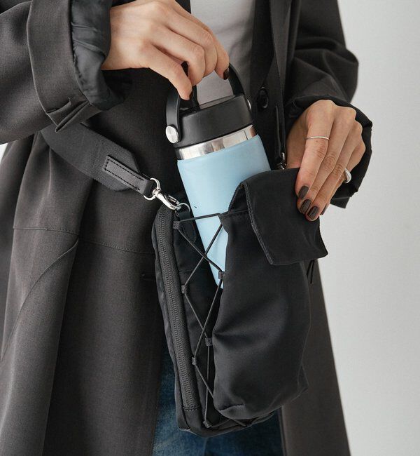  「ナイロン多機能ミニショルダーバッグ」|ショルダー・メッセンジャー|ブラック