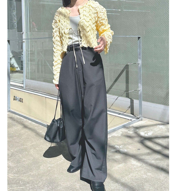  「【３サイズ/6色展開】カーブスラックス」|チノ|