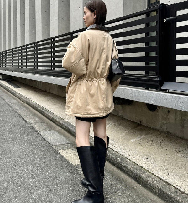  「フェイクスエードミドルコート」|その他|