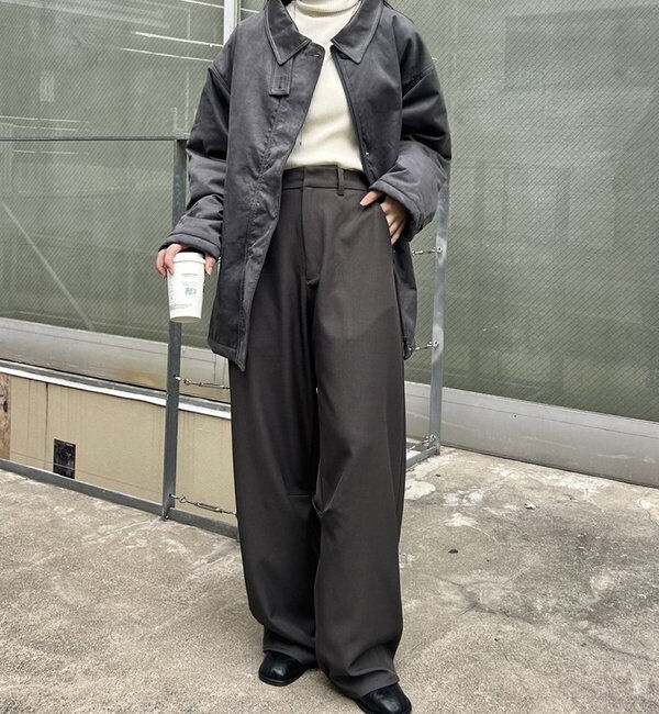  「フェイクスエードミドルコート」|その他|