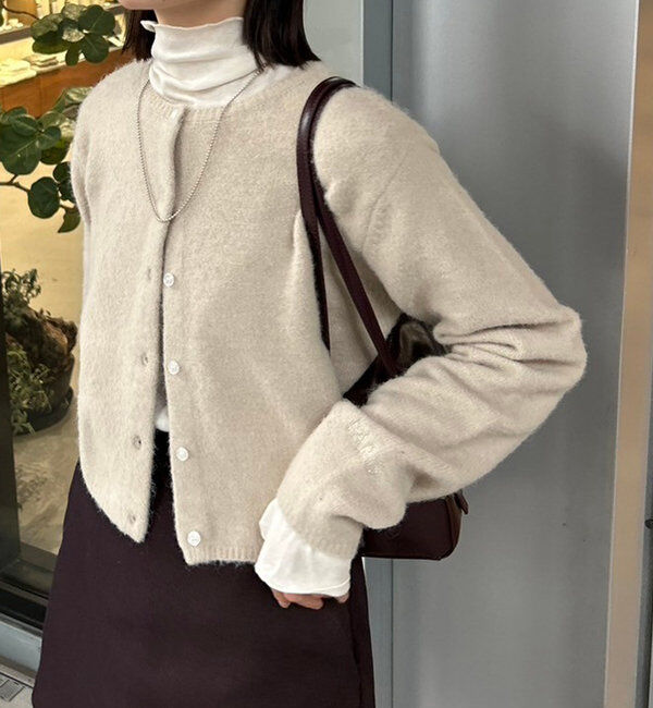  「【レイヤードスタイルも◎】PARIS刺繍カーディガン」|カーディガン|