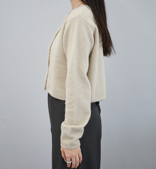  「【レイヤードスタイルも◎】PARIS刺繍カーディガン」|カーディガン|