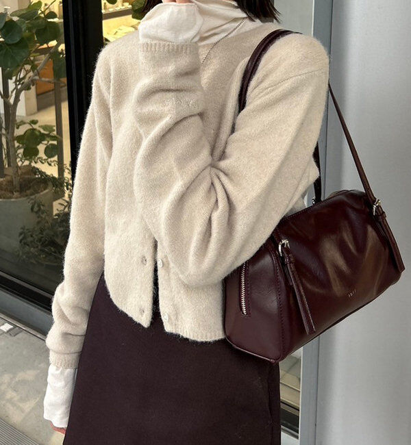  「【レイヤードスタイルも◎】PARIS刺繍カーディガン」|カーディガン|