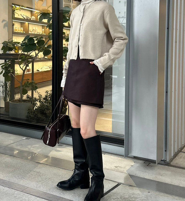  「【レイヤードスタイルも◎】PARIS刺繍カーディガン」|カーディガン|