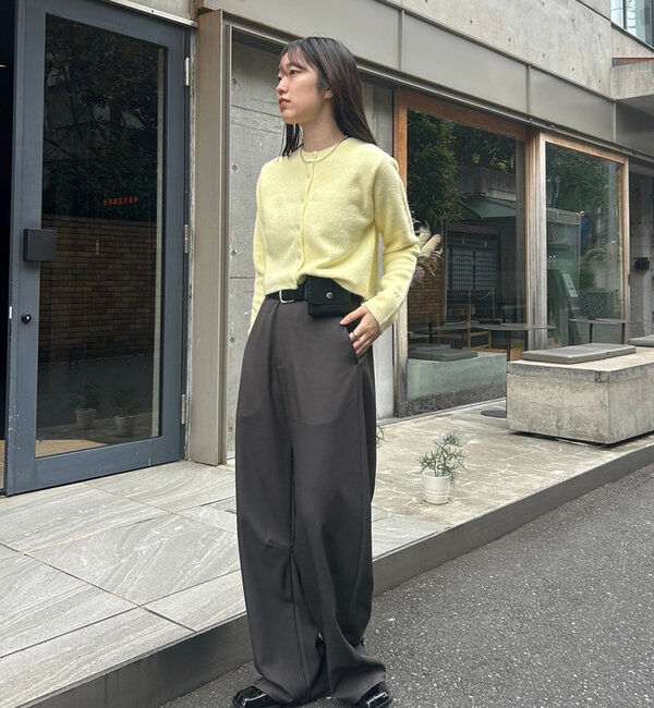  「【レイヤードスタイルも◎】PARIS刺繍カーディガン」|カーディガン|