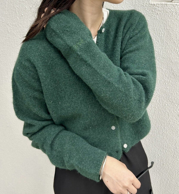  「【レイヤードスタイルも◎】PARIS刺繍カーディガン」|カーディガン|