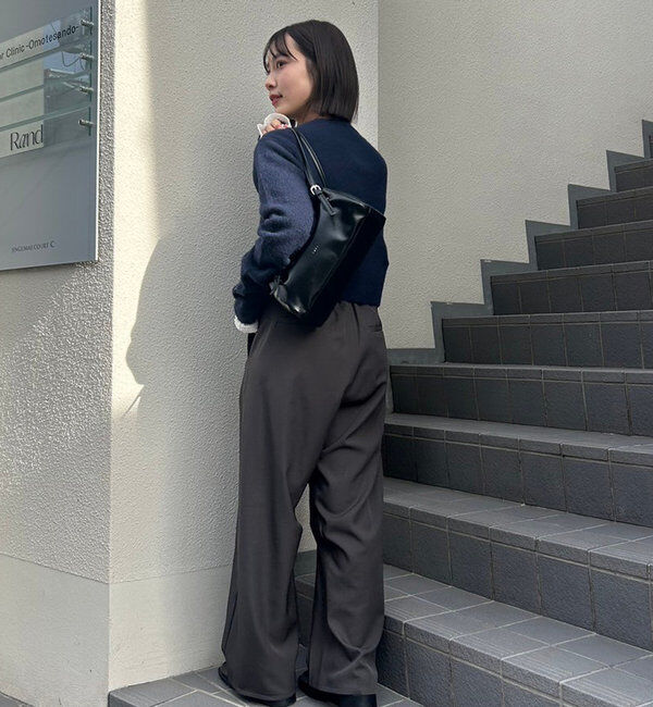  「【レイヤードスタイルも◎】PARIS刺繍カーディガン」|カーディガン|