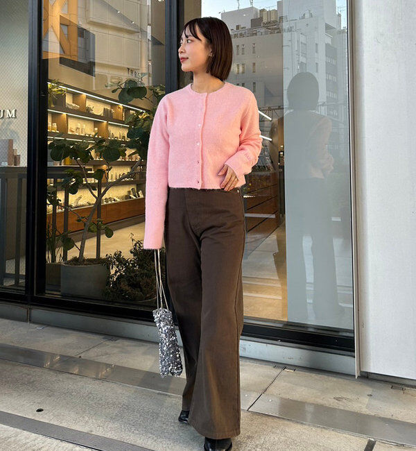  「【レイヤードスタイルも◎】PARIS刺繍カーディガン」|カーディガン|