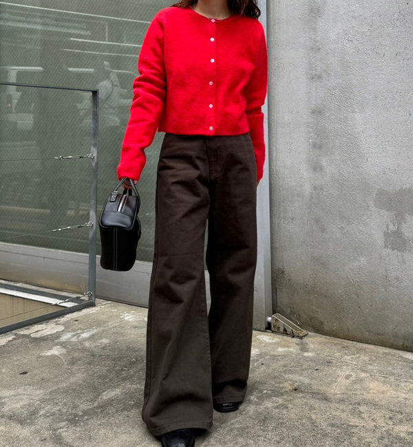  「【レイヤードスタイルも◎】PARIS刺繍カーディガン」|カーディガン|