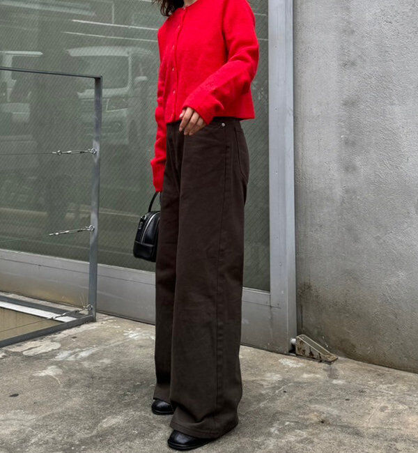  「【レイヤードスタイルも◎】PARIS刺繍カーディガン」|カーディガン|