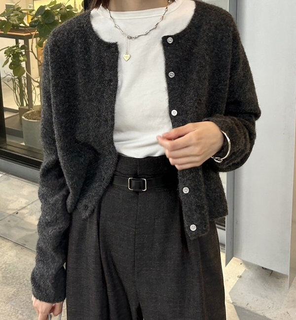  「【レイヤードスタイルも◎】PARIS刺繍カーディガン」|カーディガン|