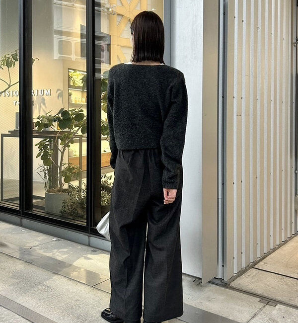  「【レイヤードスタイルも◎】PARIS刺繍カーディガン」|カーディガン|